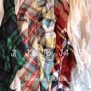 Boutique blanket scarfs